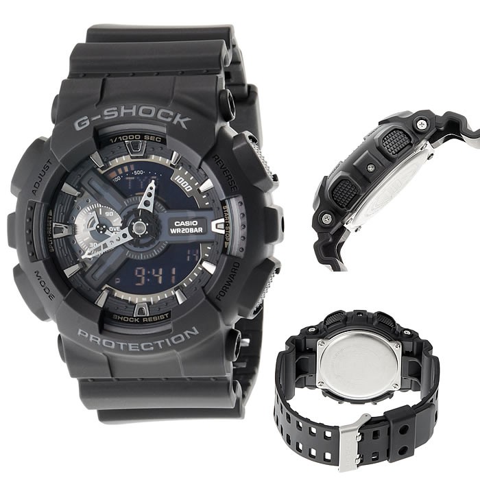 Đồng hồ thể thao nam nữ G-Shock GA-110-1BDR Full phụ kiện