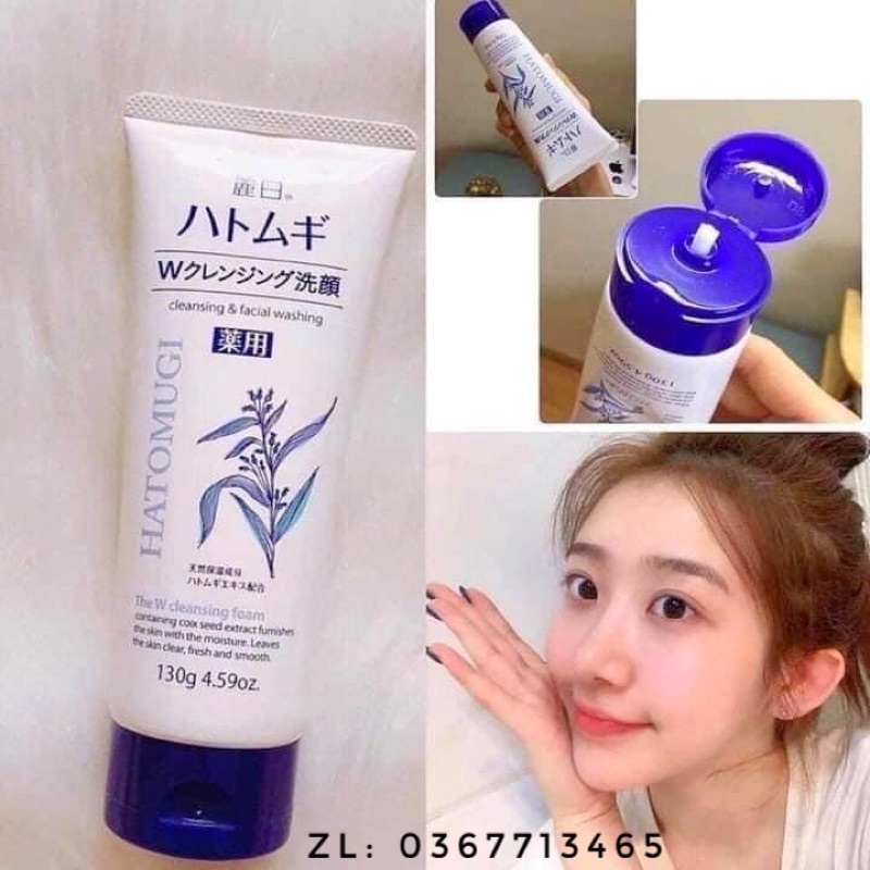 Sữa rửa mặt hatomugi 130g