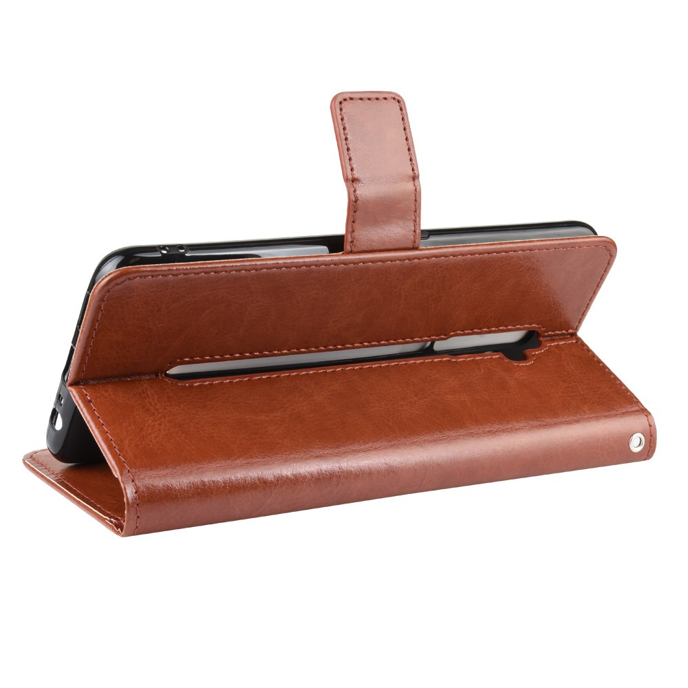 Bao da điện thoại màu trơn thanh lịch cho OPPO Reno2 F Reno 2 2F Reno2F