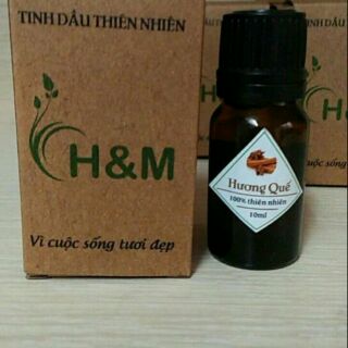 5 chai tinh dầu xông 10ml( 2 quế, 2 sả chanh, 1 nhài)