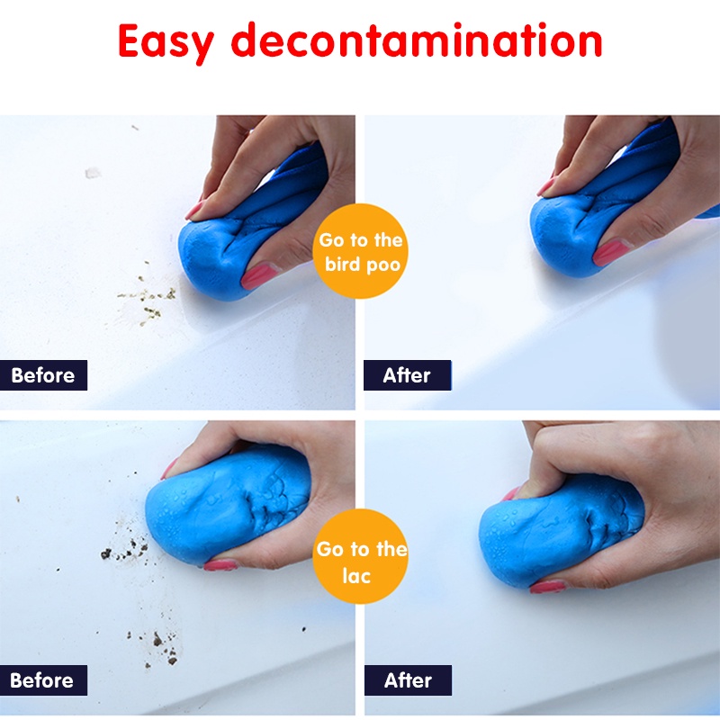 Đất sét tẩy bụi sơn TACsystem's CLAY 2 COLOR, dụng cụ chăm sóc và rửa xe chi tiết chuyên nghiệp