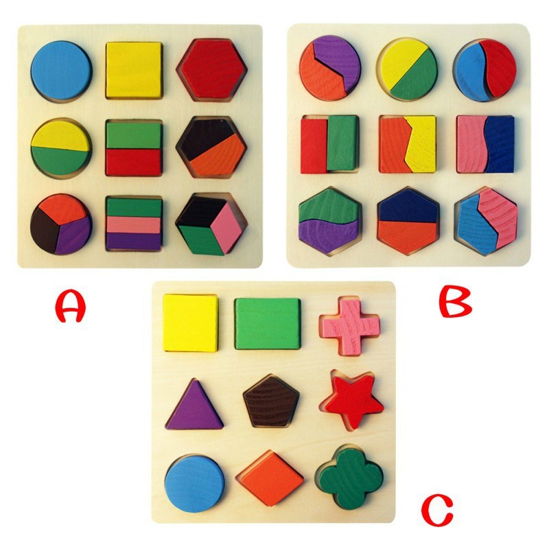 Đồ Chơi Xếp Hình 3D Bằng Gỗ Giúp Phát Triển Trí Thông Minh Cho Bé