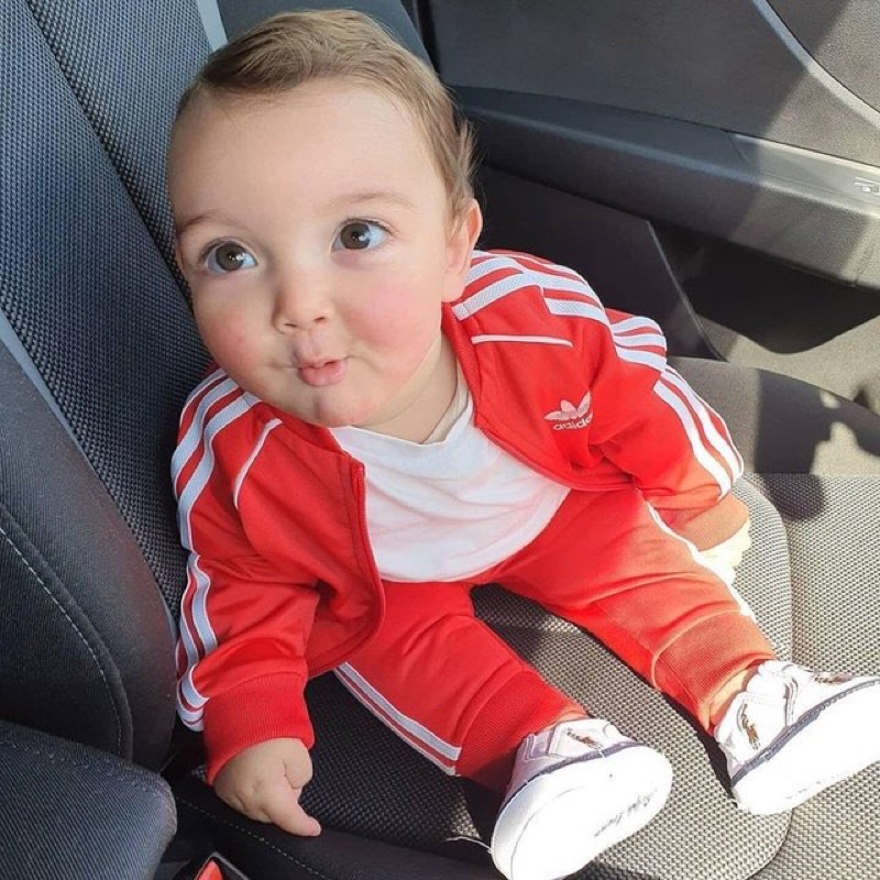 Set bộ khoác nỉ Adidas đỏ Tqxk