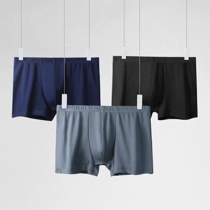 Quần Lót Boxer Thể Thao Cotton Nguyên Chất Cỡ Lớn Thoáng Khí Thời Trang Cho Nam 299