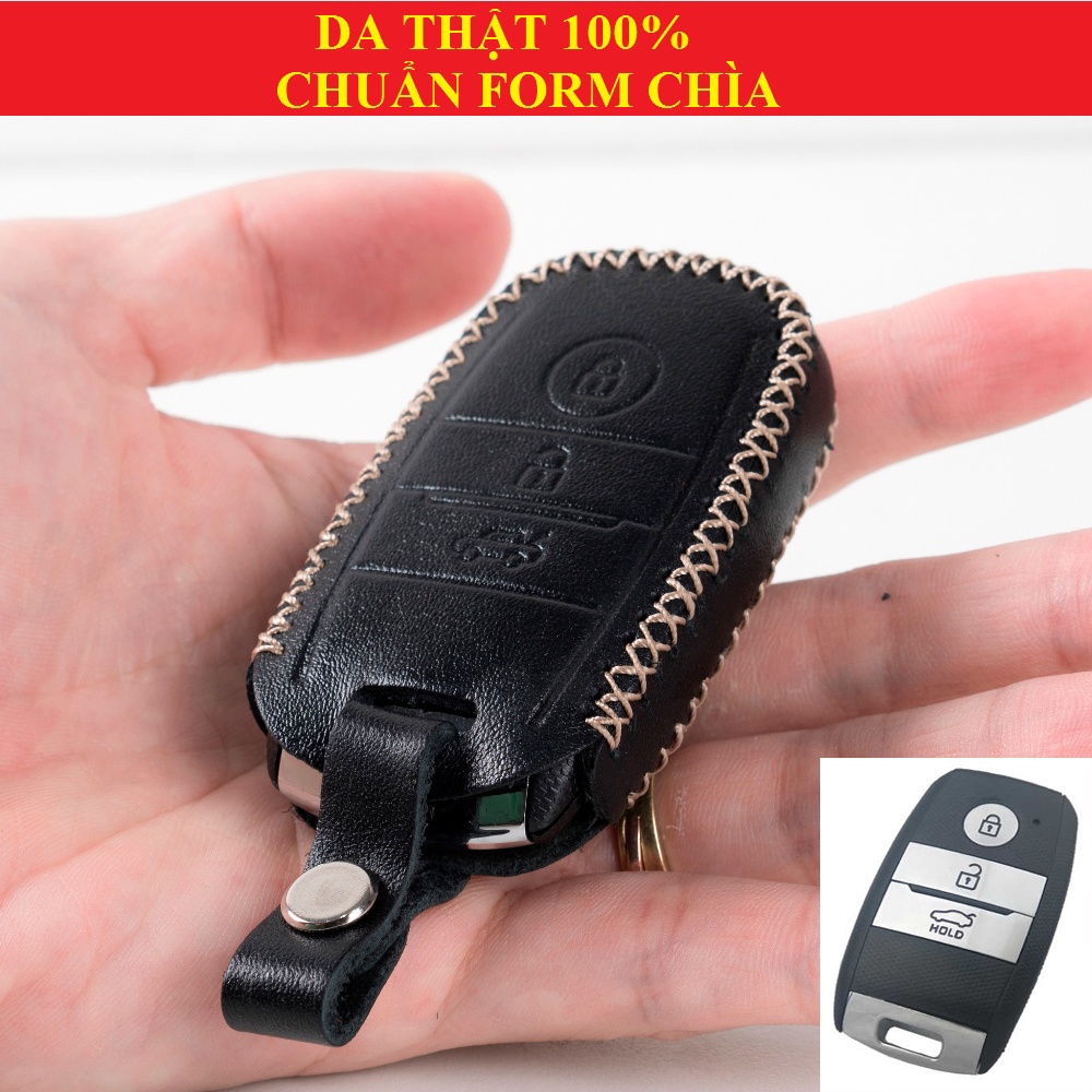 Ốp Chìa Khoá K3 Da Thật 100% Ốp Chìa Khoá KIA Seltos Cerato K5  Bao Da Chìa Khoá Soluto Sorento Sonet [Giá Xưởng]