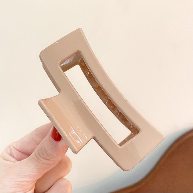 Kẹp tóc càng cua Hàn Quốc nữ đẹp hottrend nhám cỡ size lớn BAG U KTBASIC094
