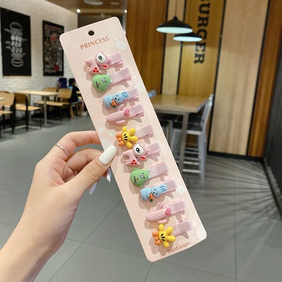 Set 10 Kẹp Tóc  Trái Cây Xinh Xắn Cho Bé Gái 2023