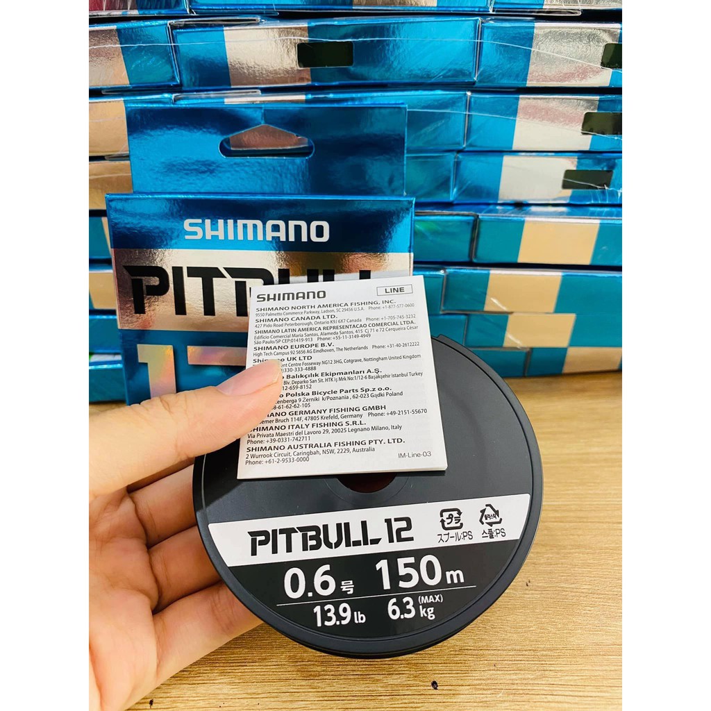 Dây Pe Câu Cá Shimano Pitbull X12