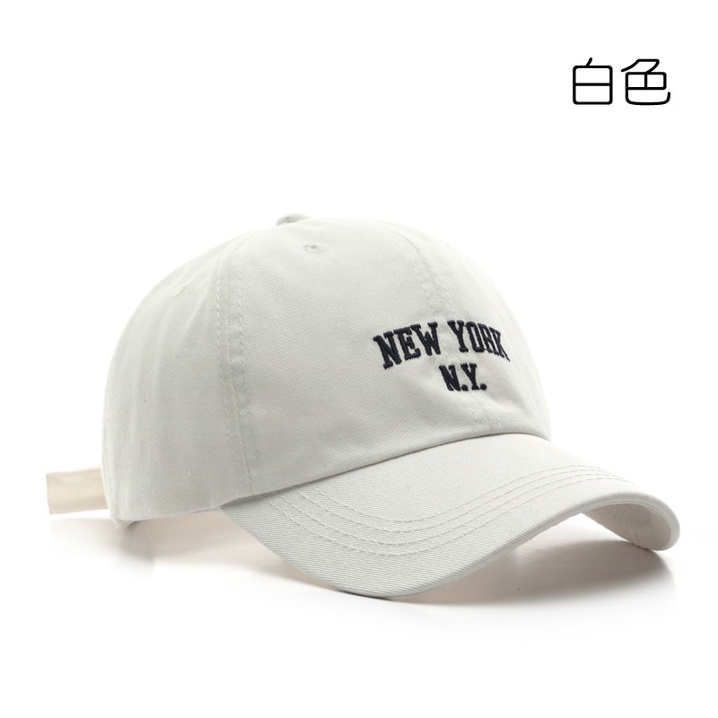 Mũ lưỡi trai thêu chữ New York NY thời trang dành cho cả nam và nữ
