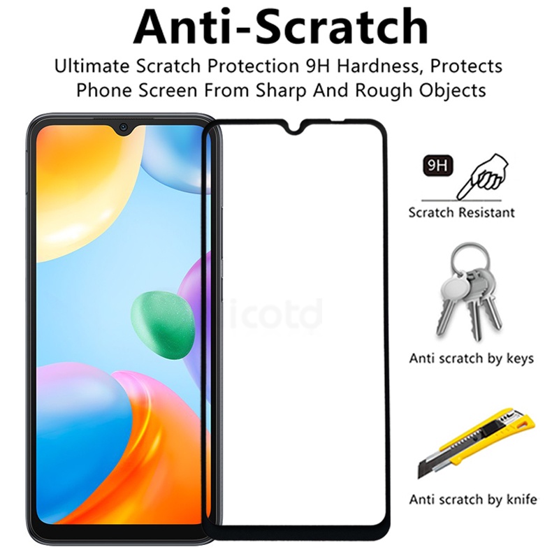 Kính Cường Lực Bảo Vệ Màn Hình Toàn Diện Cho Xiaomi Redmi 10C