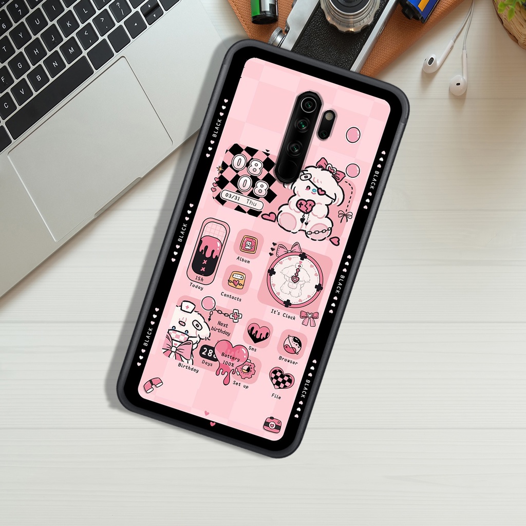 Ốp Lưng XIAOMI REDMI NOTE 8 - NOTE 8 PRO - REDMI 9, In Hình Gấu Cute, màu sắc bắt mắt.