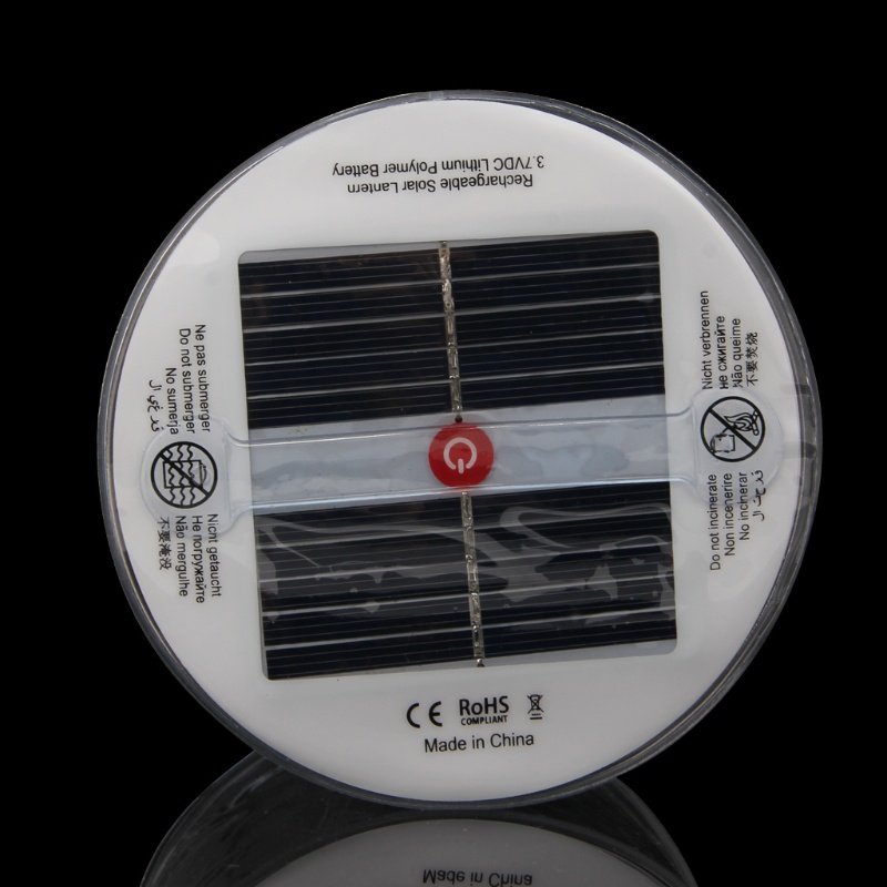 Đèn LED Bơm Hơi Sử Dụng Năng Lượng Mặt Trời Có Thể Gấp Gọn Tiện Lợi