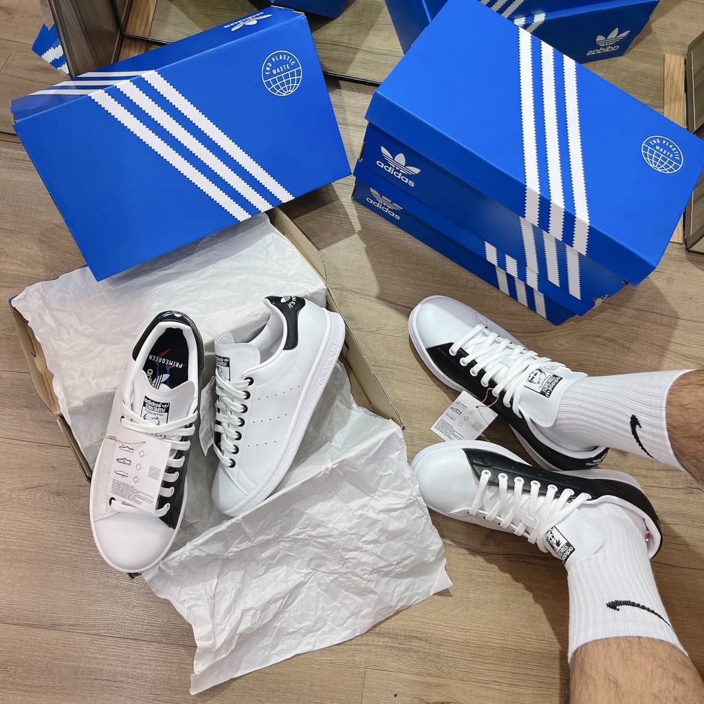 [CHÍNH HÃNG] Giày thể thao Sneaker A.D.I.D.A.S STAN SMITH MIX WHITE BLACK