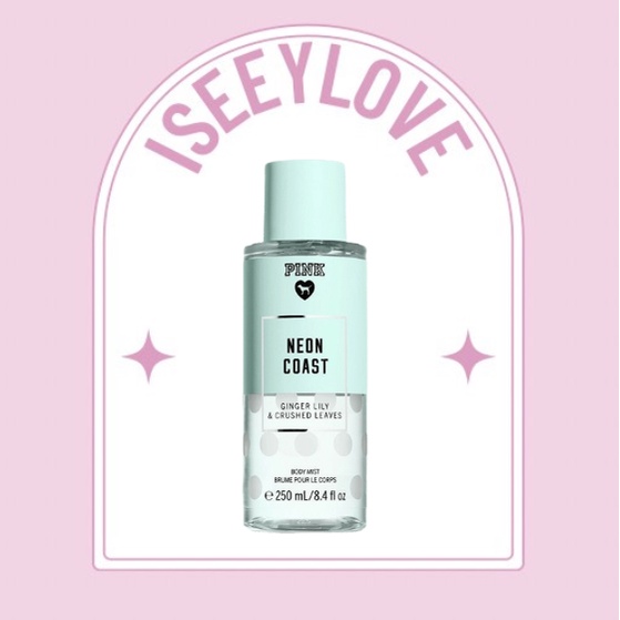 Xịt Thơm Body Mist 𝗩𝗜𝗖𝗧𝗢𝗥𝗜𝗔'𝗦 𝗦𝗘𝗖𝗥𝗘𝗧 Pink Neon Coast