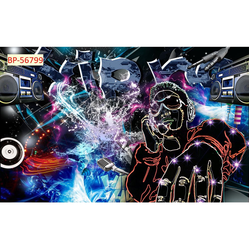 Tranh Dán Quán Hát Karaoke cùng chill, hot htt, hot trend, nhiều mẫu