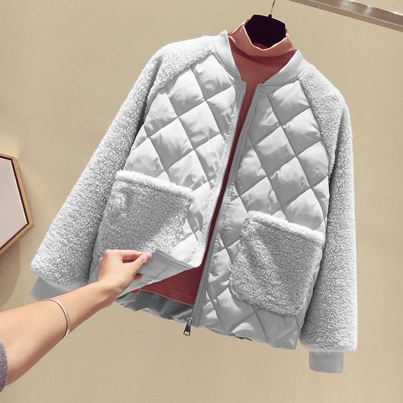 Áo Khoác Nữ Chần Bông 2 Lớp Cực Ấm Mùa Thu Đông 2022 Phong Cách Hàn Quốc - Xinh Store