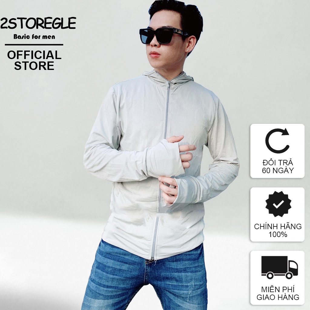 Áo Khoác Chống Nắng 2STOREGLE Vải Chống Tia UV Thoáng Mát Thời Trang Trẻ Trung Chất Mịn Đẹp