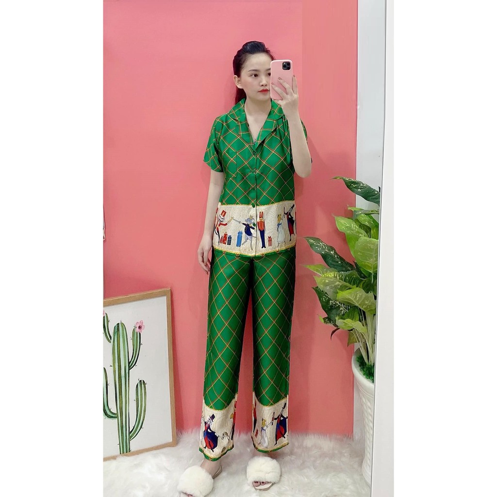 Đồ Lụa Pijama Lụa Satin Hàng Thiết Kế