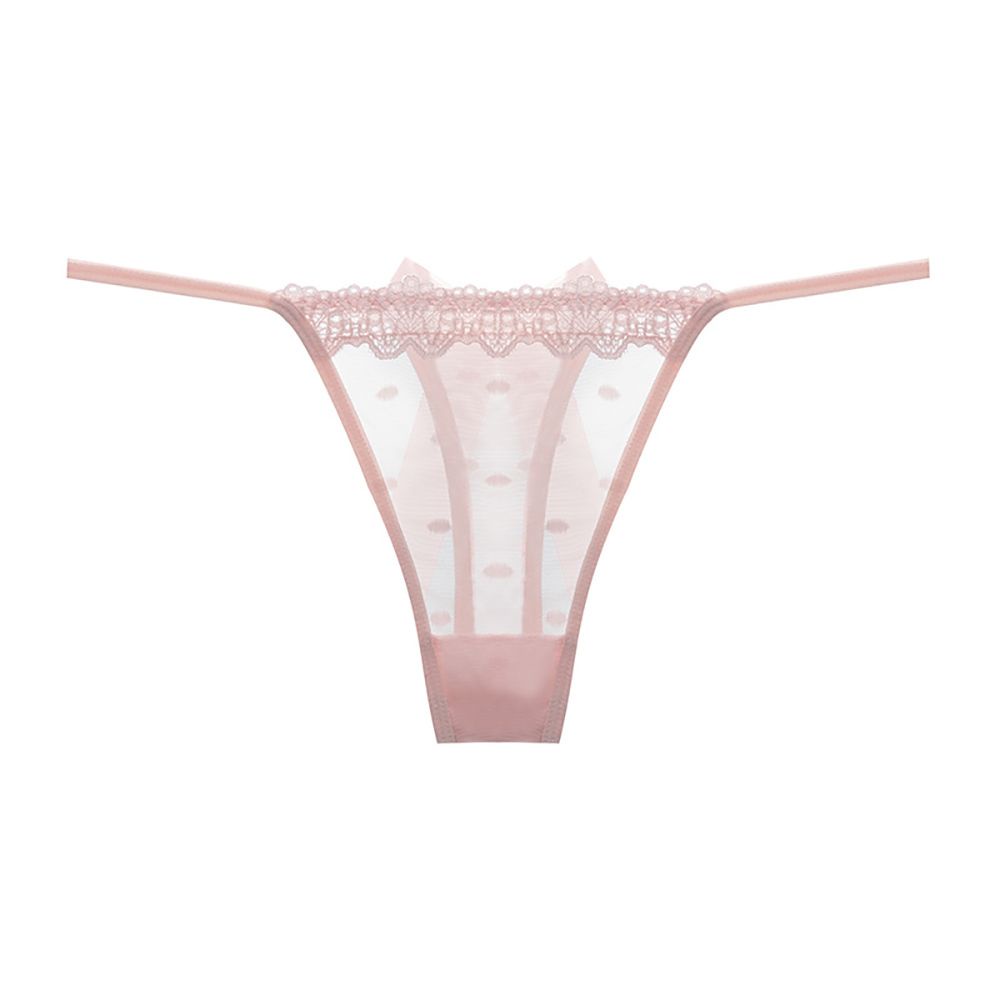 Quần lót vải lưới mềm mại không đường may đính nơ nhiều màu tùy chọn quyến rũ cho nữ