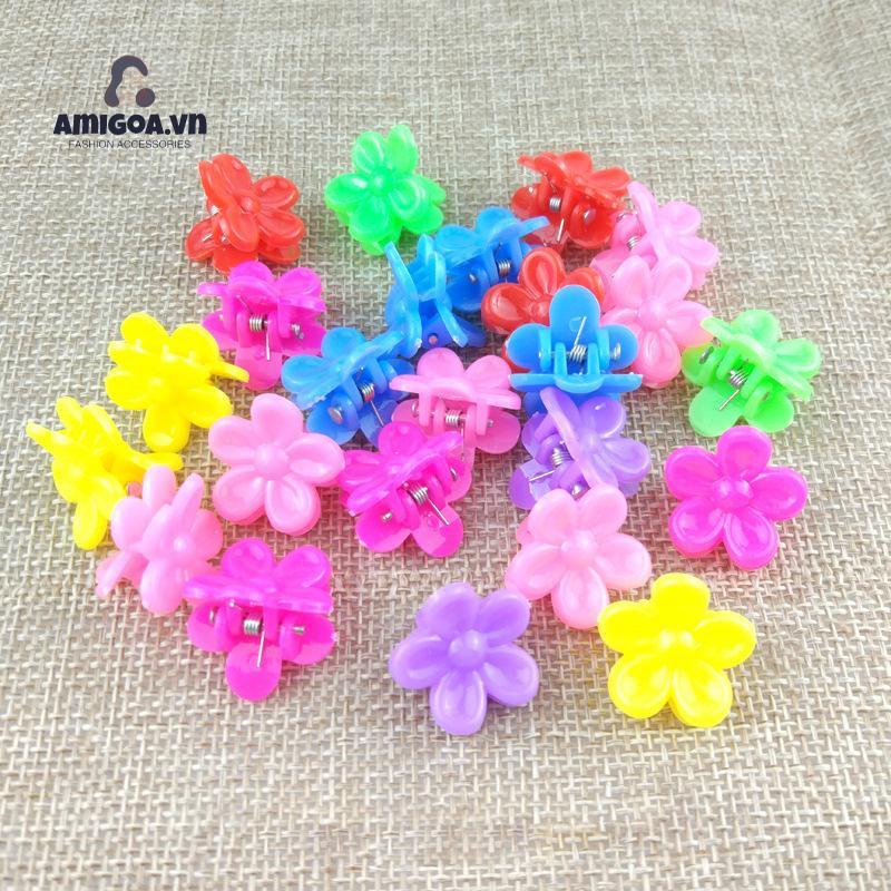 ✨✨Kẹp Tóc Mái Hình Bướm Đính Hoa Màu Kẹo Dễ Thương Cho Bé Gái