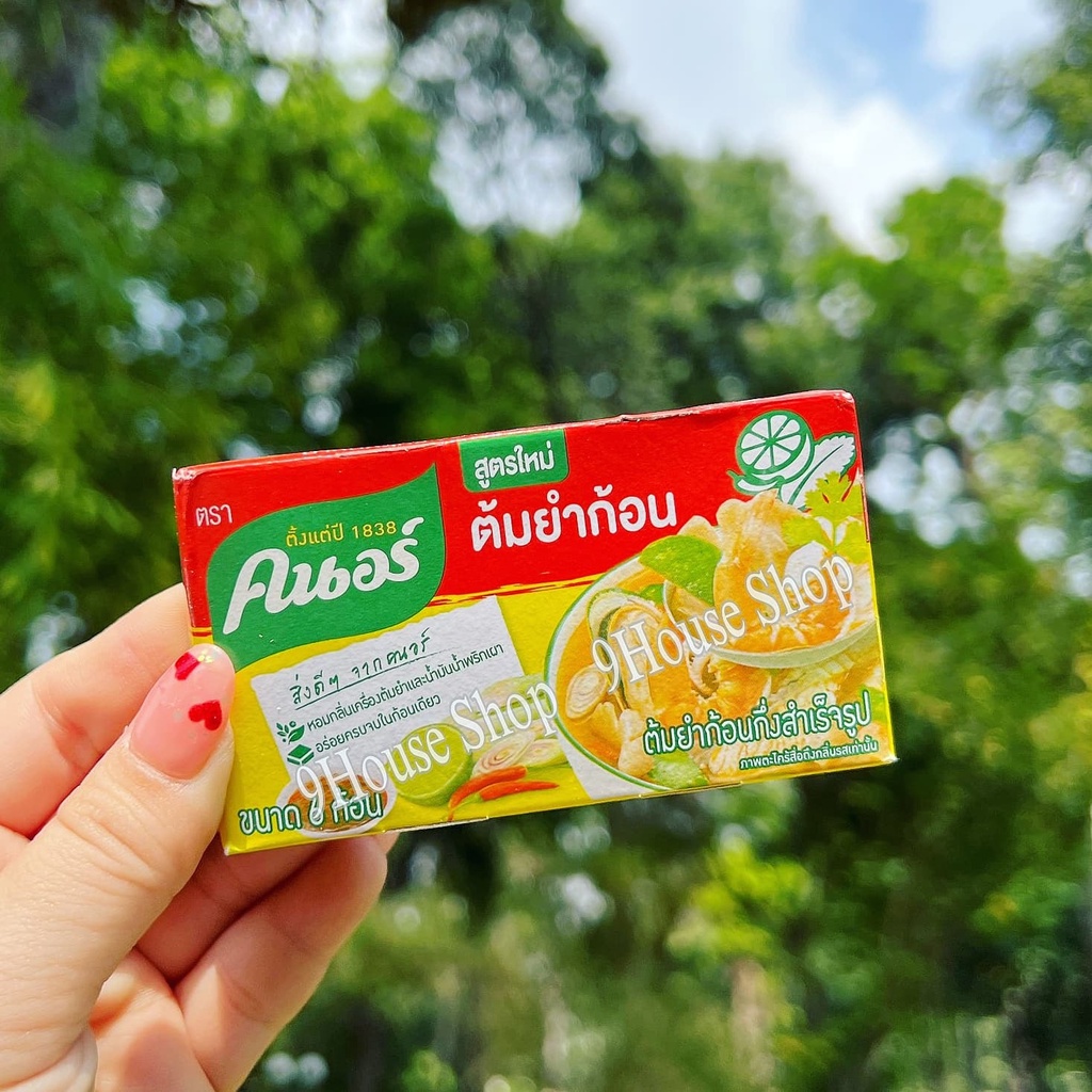 01 Hộp Viên Súp Knorr Tomyum Cô Đặc Nội Địa Thái Lan
