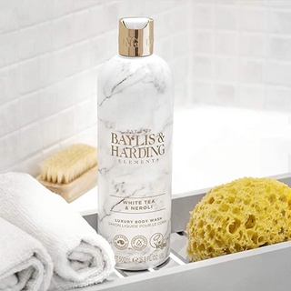 Luxury Body Wash White Tea & Neroli Baylis & Harding Element - Sữa tắm cao cấp hương trà trắng và Neroli 500ml