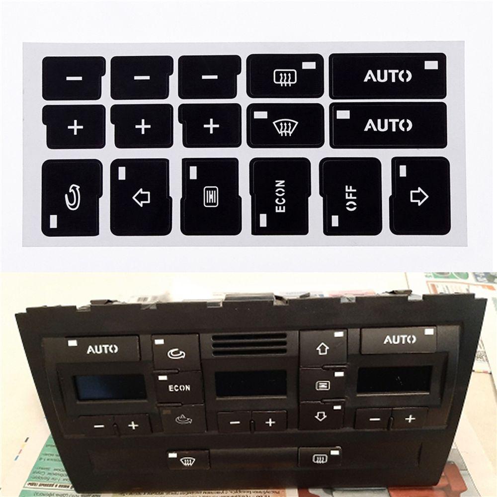 DARNELL 1 Miếng Dán Sửa Chữa Nút Điều Khiển Máy Điều Hòa Xe Hơi Abscission