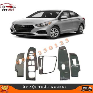 [SALE] ỐP NỘI THẤT HYUNDAI ACCENT 2018, 2019 TITAN PHAY XƯỚC CAO CẤP
