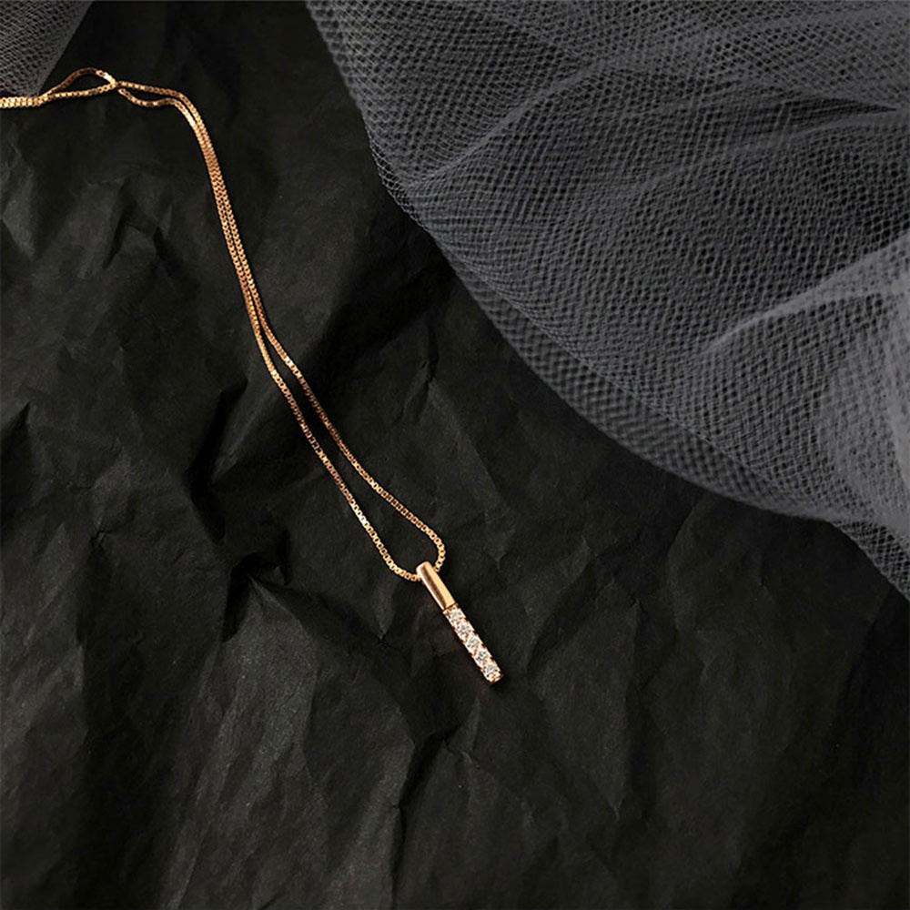 Dây chuyền hợp kim mạ vàng / bạc mặt hình đơn giản thanh lịch dành cho nữ