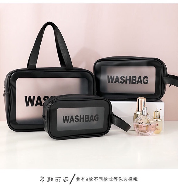 Combo 3 túi Zanmoo washbag túi đựng cơm, túi bút, túi đựng mỹ phẩm