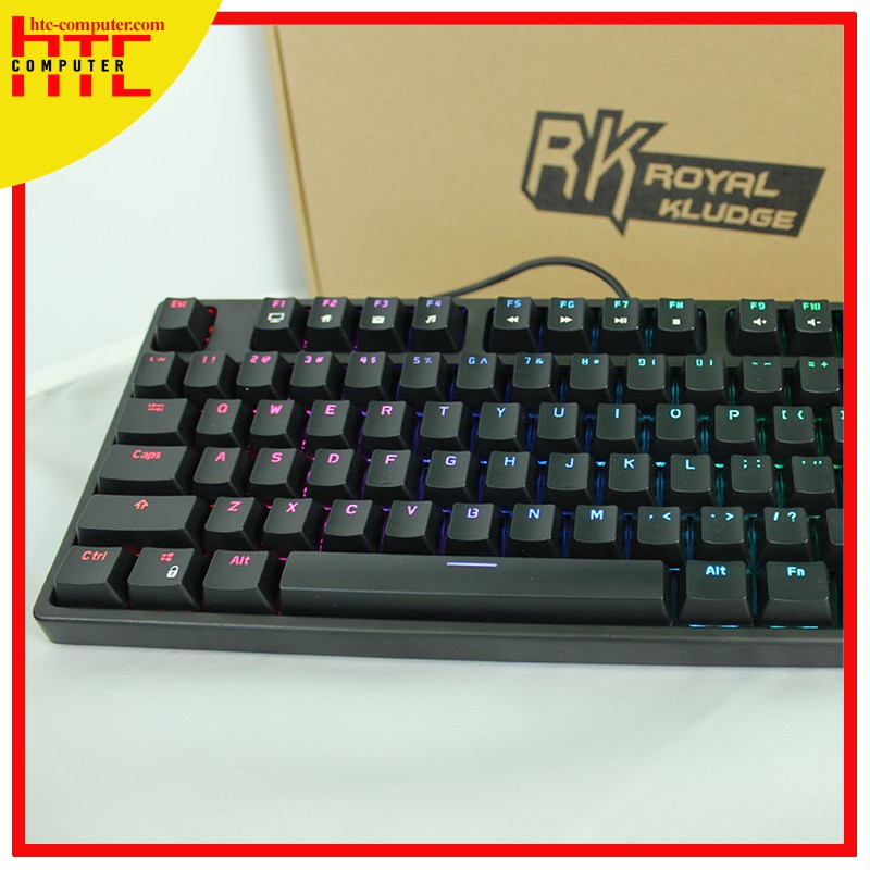 BÀN PHÍM CƠ ROYAL KLUDGE RK987 RGB TKL BROWN SWITCH