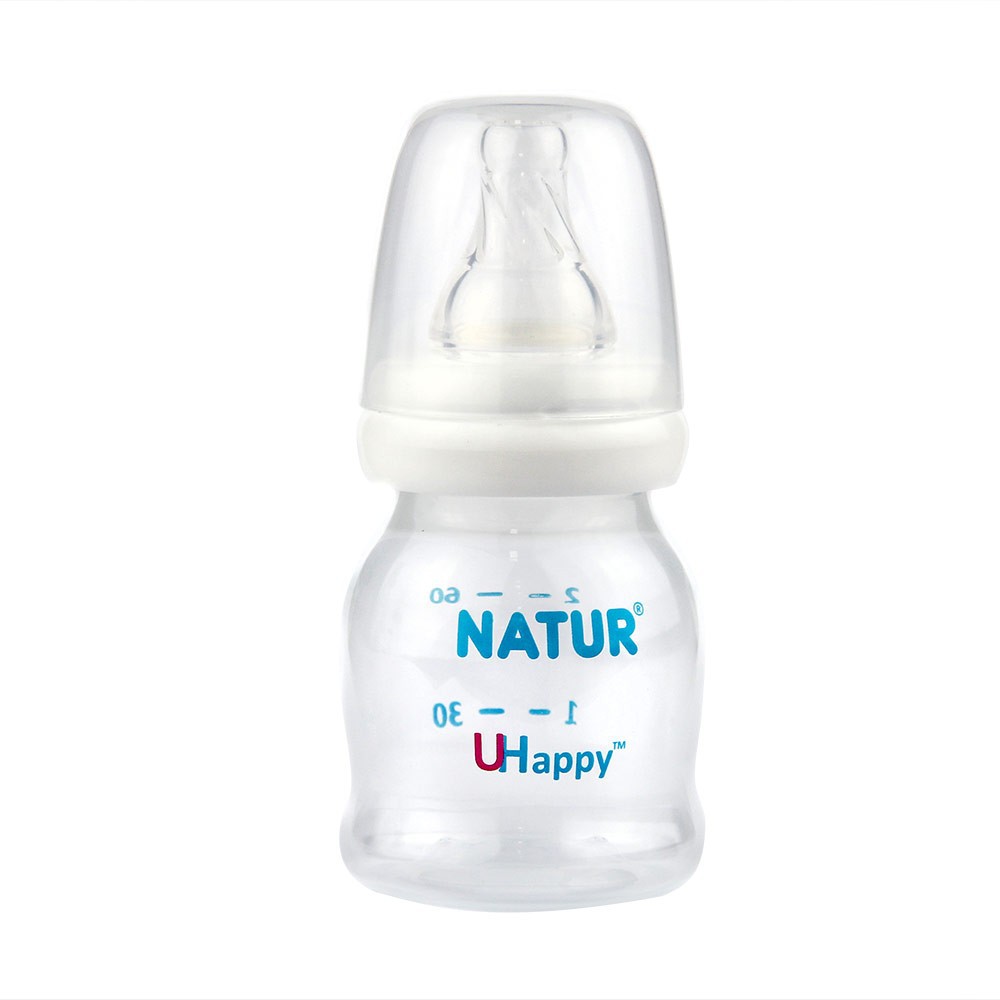 Bình sữa cổ rộng/cổ hẹp Natur U-Happy (Thái Lan)