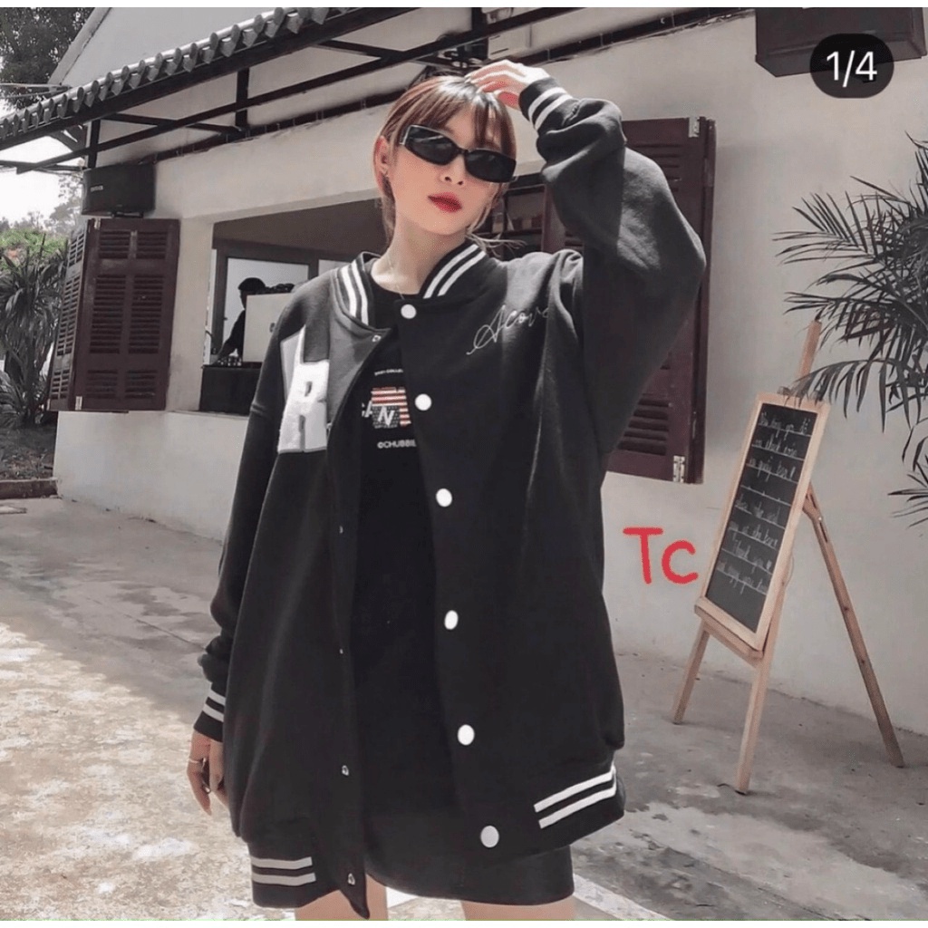 Áo khoác bomber nỉ ngoại form tờ y hình hottrend 2022 dành cho các bạn trẻ KME FASHION
