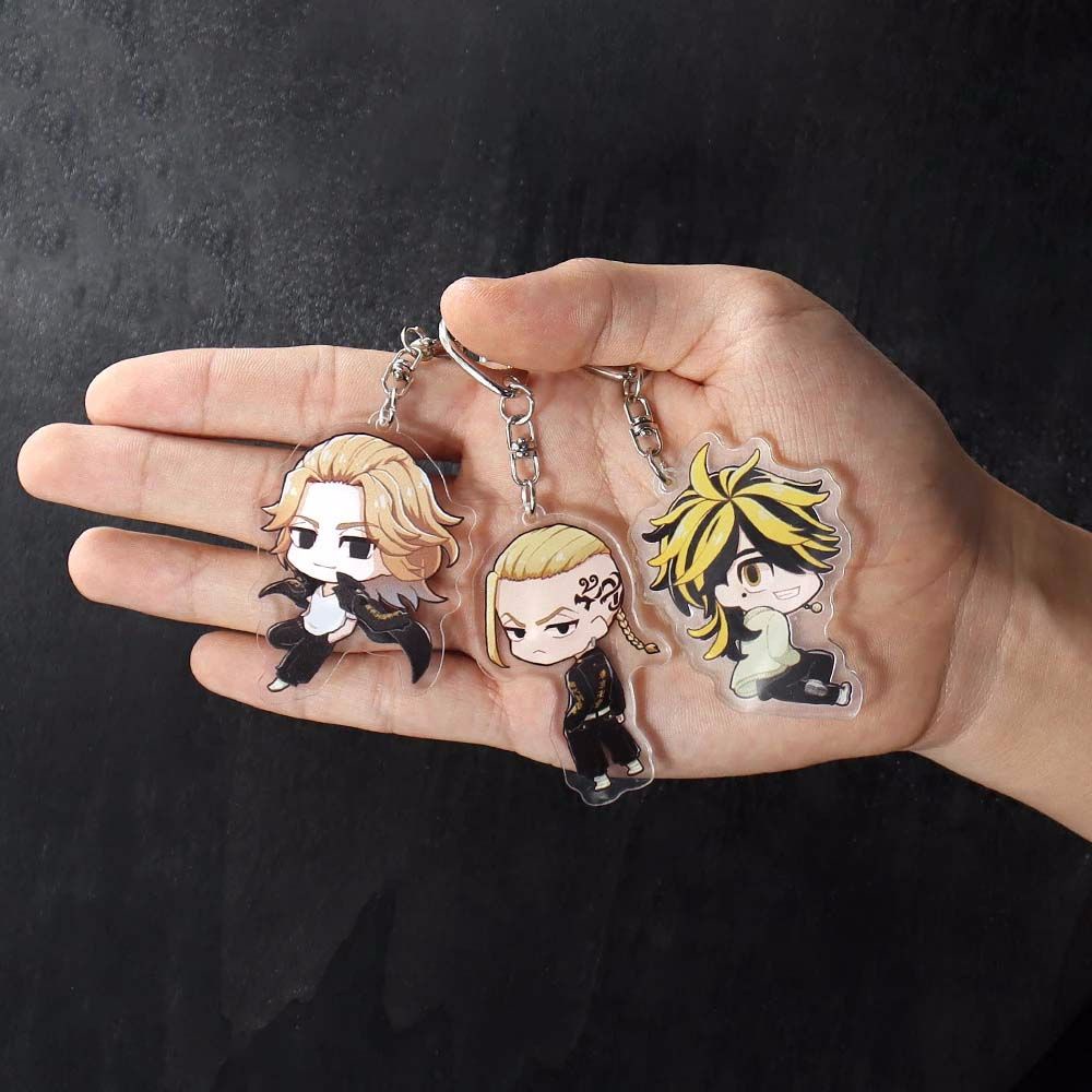 Móc Chìa Khóa Họa Tiết Hoạt Hình Hinata Trong Phim Tokyo Revengers Takemichi Độc Đáo