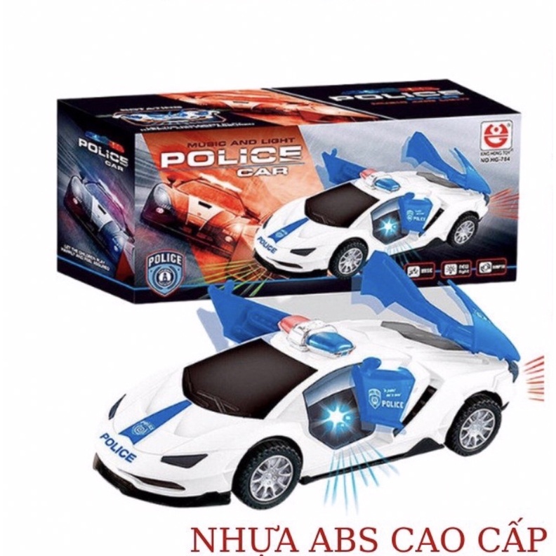 (Tặng Kèm Pin) Xe Ô Tô Đồ Chơi Xoay Được 360 Độ Phát Sáng Và Nhạc Cho Bé, Đồ Chơi Máy Bay Đa Chức Năng Cao Cấp.