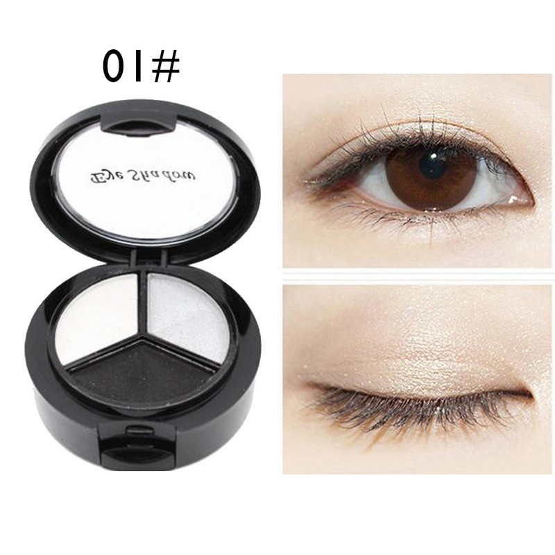 【Pay On Place】 3 Colors Natural Eyeshadow Cosmetic Makeup Palette | BigBuy360 - bigbuy360.vn