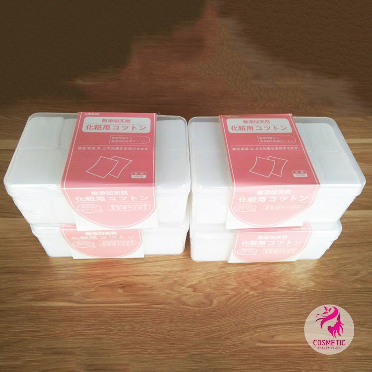 Hộp Bông Tẩy Trang Miniso 1000 miếng P158 | BigBuy360 - bigbuy360.vn