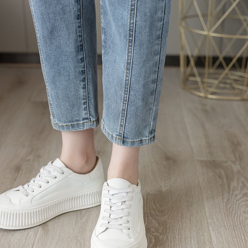 Jiashucheng Quần Cạp Cao Dáng Ôm Nhỏ Nhắn Phong Cách Mới