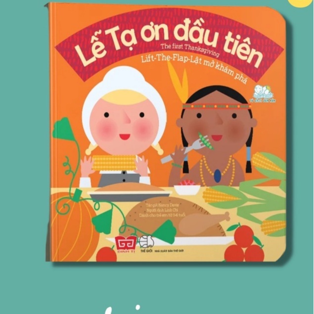 Sách - Lift the flap - lật mở khám phá - The first Thanksgiving - Lễ Tạ ơn đầu tiên