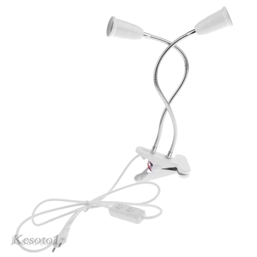 Giá Đỡ Đèn LED Trồng Cây Hai Đầu Cắm EU Linh Hoạt E27