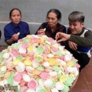 Phồng tôm rau củ, đặc sản Sa Đéc