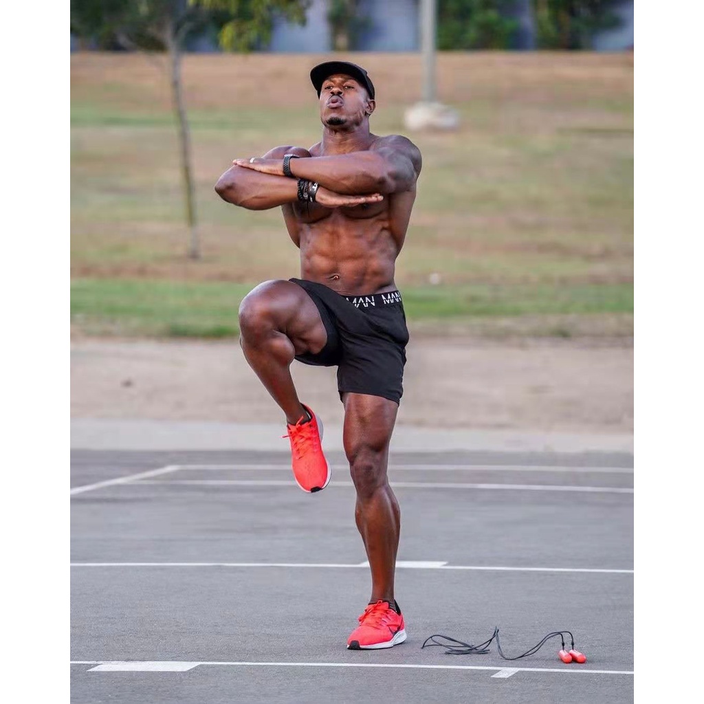 Quần Short Thể Thao Nam Co Dãn Nhanh Khô Thiết Kế Mới