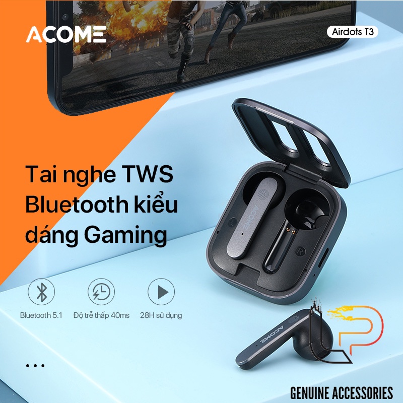 Tai Nghe Bluetooth ACOME Airdots T3 Kiểu Dáng Gaming