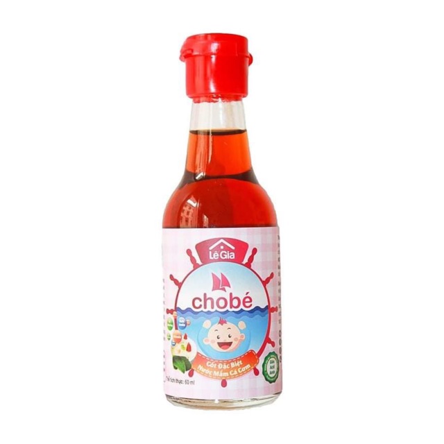 [DATE 10/2022 ] Nước Mắm Lê Gia Cho Bé Ăn Dặm 60ml/200ml