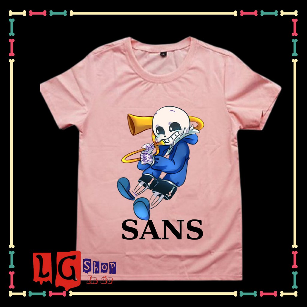 Áo Biệt Đội Gangster- Sans Undertable Cho Bé Trai ( Đủ size áo, từ 10kg đến 90kg)