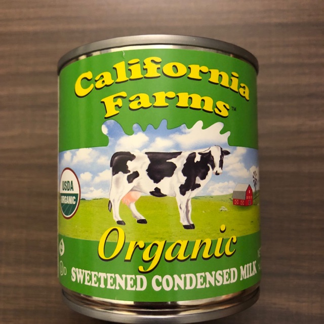 Sữa đặc nguyên kem có đường hữu cơ California Farm 397g chứa nhiều vitamin bổ dưỡng cho cơ thể BiOraganic