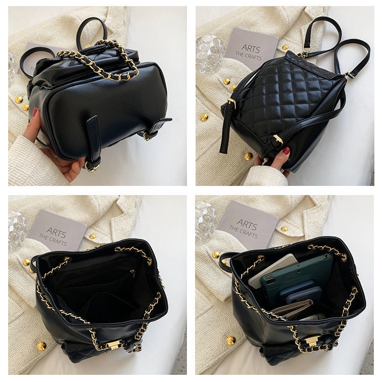 Chuwanglin Balo Da Dây Xích Thời Trang Cho Nữ