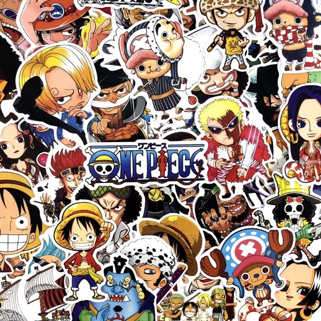 10 sticker dán onepiece