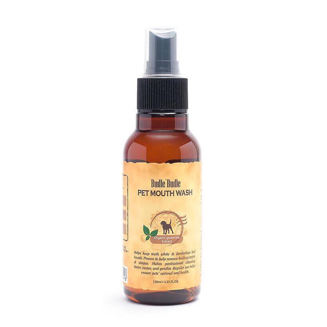 Xịt vệ sinh răng miệng khử mùi hôi BUDLE’BUDLE PET MOUTH WASH 120ml