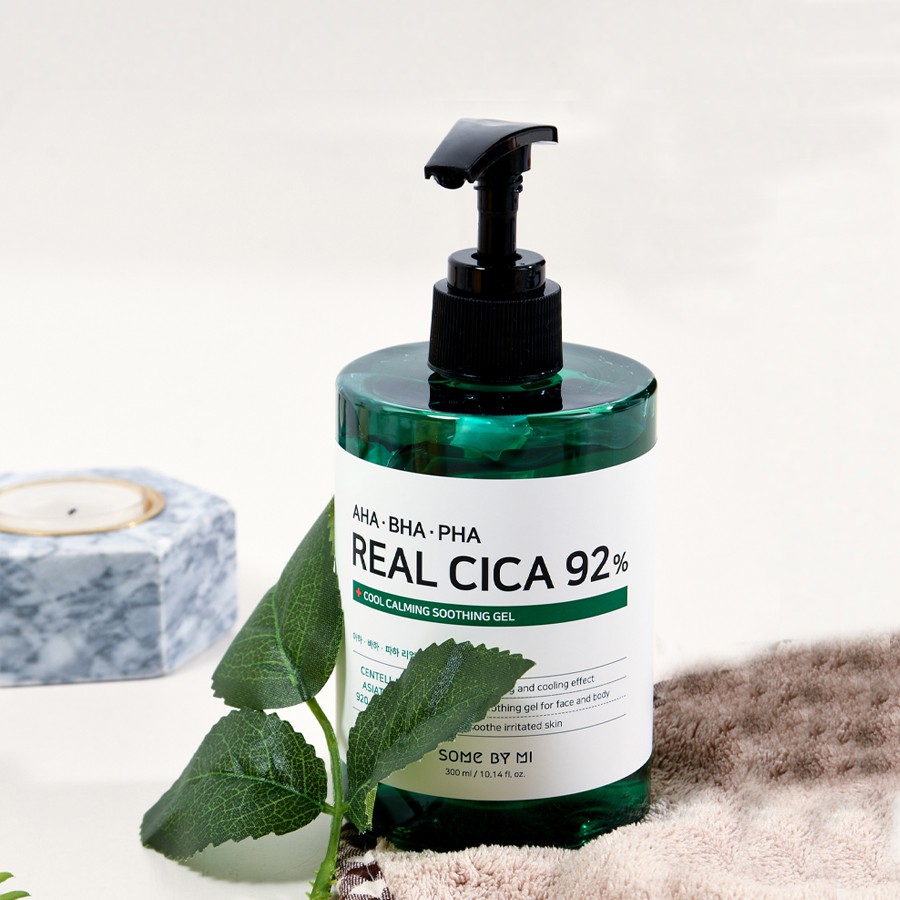 Gel Dưỡng Ẩm Some By Mi AHA-BHA-PHA Real Cica 92% Cool Calming Soothing Gel